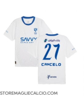 Al-Hilal Joao Cancelo #27 Maglia Gara Trasferta Repliche 2024-25 Maniche Corte